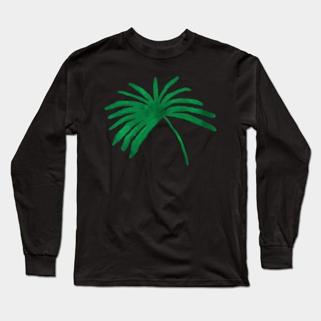 palm leaf Long Sleeve T-Shirt by SuRReal3D